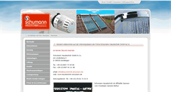 Desktop Screenshot of haustechnik-schumann.de